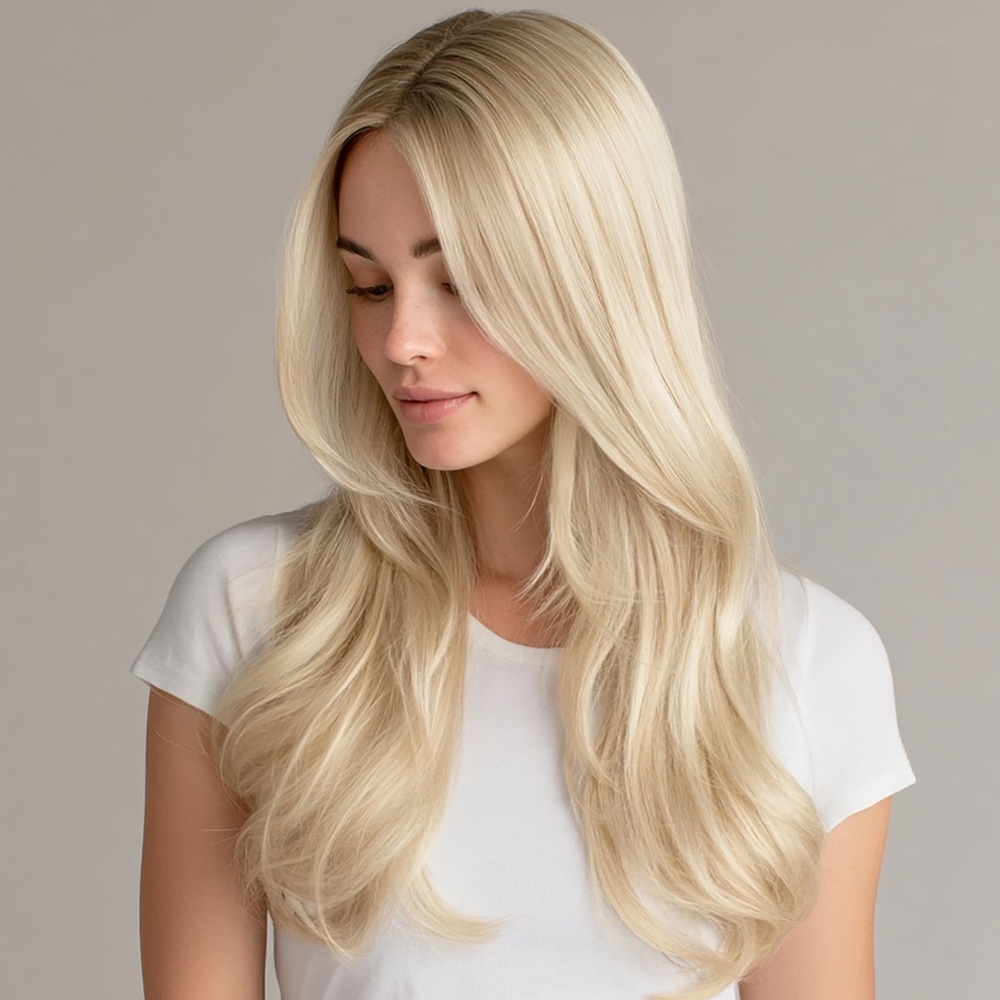 Platinum Bellami Hair Extensions